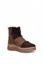 D26Kb-4150 Women's Genuine Leather Flat Boots Brown - 2
