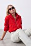 Half Elastic Zippered Jacket - 3