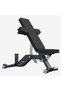 Solid, adjustable exercise bench with 2 cushions - 3