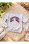 Boy's 95% cotton tracksuit set - plum bottoms & beige sweatshirt - 2-piece printed sweatshirt & jogger sportswear casual outfit - 2