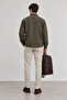Khaki Pocket Snap Fastener Regular Men's Shirt Jacket |   Mew1210319-1 - 6