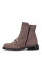Elit Vvs2717S Women's Genuine Suede Leather Classic Boots Mink - 4