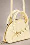 Yellow Gold Accessory and Eyelet Detail Women's Hand-Shoulder Bag Ref.672466