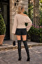 Women's Off-Shoulder Wide Sleeve Beige Blouse - 4