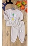 Spring/winter big boy outfit for baby boys - soft fabric, relaxed fit with "big boy" lettering - 2