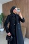 Mest Buckle Trench Coat Black - 2