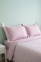 Santiago Pink 100% Cotton Double Duvet Cover Set - 4 Pieces - 6