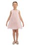 3-7 Years Old Layered Tulle Cape Dress - Pink - 8