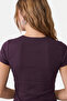 Mürdüm Crew Neck Basic Ultra Soft 100% Cotton Short Sleeve Body - 2
