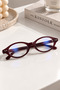 Women's Blueblock Noir Oval Blue Light Protection Glasses Screen Glasses Burgundy |   Case and Cleaning Cloth as a Gift - 3