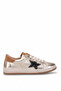 26Bk248.777 Women's Genuine Leather Classic Sneaker Gold - 2