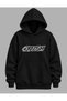 Crush Grup Efe Designed Back and Front Printed Hooded 100% Cotton 3 Thread Threaded Hoodie Oversize Sweatshirt - 2