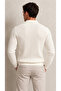 Men's Polo Collar Buttoned Long Sleeve Ribbed Knit Sweater - 2