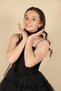 07 - 15 Years Old Girls' Black Color Evening Dress - 8