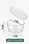 25 Pieces 120 ml Leak-Proof Mini Storage Container Sauce Bowl Ice Box Mit1368 - 2