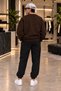 No Bad Waves Unisex Printed Sweatshirt and Sweatpants Oversize Premium Set - 3