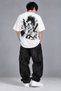 Toji Fushiguro Jujutsu Kaisen Anime T-Shirt – Black and White Manga Printed Oversized Unisex T-Shirt - 3