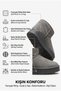 Super Ultra Mini Suede Trendy Thick Sole Women's Boots with Fur Inside - 2