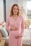Mireya front buttoned nursing friendly maternity and postpartum nightgown - 3