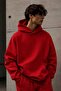 3 Yarn Combed Cotton Hooded Sweatshirt Lr1
