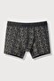 Men's Cotton Typography Patterned Boxer Navy Blue