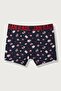 Men's Cotton Patterned Boxer Navy Blue - 2
