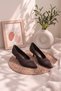 26Bk228.701T Women's Classic Heeled Shoes Brown