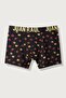 Men's Cotton Ladybug Patterned Boxer Black