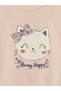 Özmarka New Season Pink Printed Girls' Dress - 2