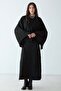 Cape Dress Combination Knitwear Double Set Black 9488-Tk - 6