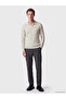 Vizyon New Season Gray Polo Collar Soft Touch Men's Knitwear Sweater - 2