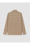 Vizyon New Season Beige Regular Fit Plaid Men's Shirt - 2