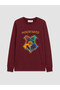 Ozmarka New Season Claret Red Licensed Crew Neck Boys' Pajama Set - 4