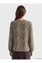 Özmarka New Season Green Crew Neck Patterned Blouse - 4
