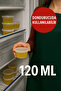 100 Pieces 120 ml Leak-Proof Mini Storage Container Sauce Bowl Ice Box Mit1370 - 5