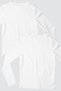 Plain White Long Sleeve 2-Piece Men's Eco Pack T-Shirt