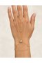 Gold Color Star and Blue Eye Detailed Shahmeran Hand Chain - 8