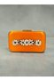 Orange Satin Silver Metal Detailed Crystal Stone Embroidered Chain Strap Women's Evening Dress Bag Wedding Engagement Graduation - 3