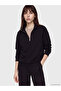 Rmz Gi̇yi̇m Farkiyla Dik Roba Collar Soft Touch Women's Sweatshirt - 2