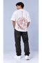 Kokushibo Anime Printed Oversized T-Shirt – Demon Slayer Unisex Black and White T-Shirt - 3