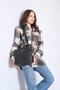 Women's Hand and Shoulder Bag with Zippered Compartments - 6