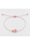 Adjustable Anklet with Pink Enamel Fish Figure - 4