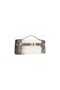 White Crocodile Patterned Top Handle Bag - 2