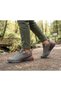 24130 Scoot Men's Gray Orange Cloth Air Orthopedic Memory Foam Lightweight Walking Casual Sneaker Sports Shoes - 3