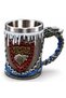 Winter Coming 3D Decorative Mug with Wolf Figure Stainless Steel Fantastic Medieval Design Cup - 2