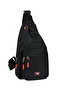 2213-Multi-Compartment Shoulder Bag - Casual Bodybag Bag with Adjustable Strap - 2