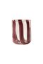 Ribbon Stripe Handmade Glass Juice Cup