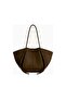 Jwpei Faux Suede Nala Wide Women's Shoulder and Hand Bag - 3