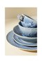 Old Havana Reactive Glazed Ceramic Bowl Set of 4 - 4