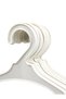 50 Pieces of Large Size Slim Clothes Hangers – Black, Flexible and Durable Clothing Hangers - White - 4